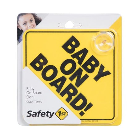 Safety 1St/Dorel YEL Baby On Board Sign 48918
